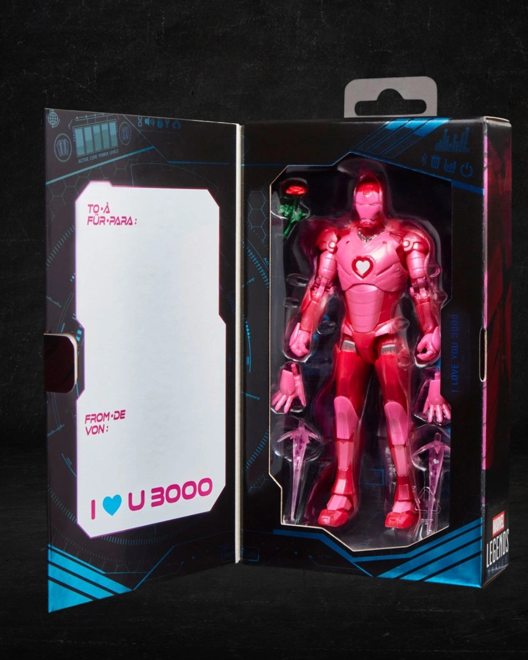 Iron Man Marvel Legends Series I Love You 3000 6-Inch Action Figure | Hasbro