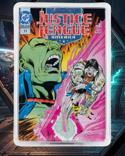 DC Direct Page Punchers Wave 12 Martian Manhunter Justice League #77 7-Inch Scale Action Figure with Comic