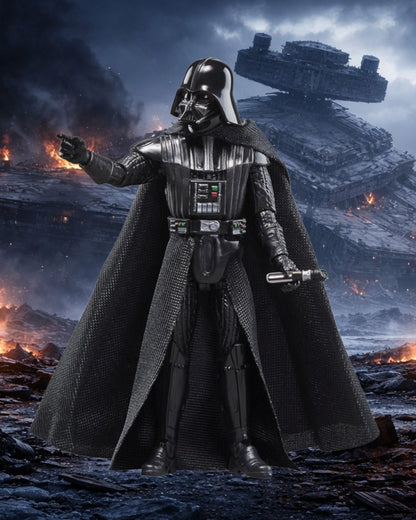 Star Wars The Vintage Collection Darth Vader’s TIE Advanced Vehicle with Carded Action Figure | Hasbro