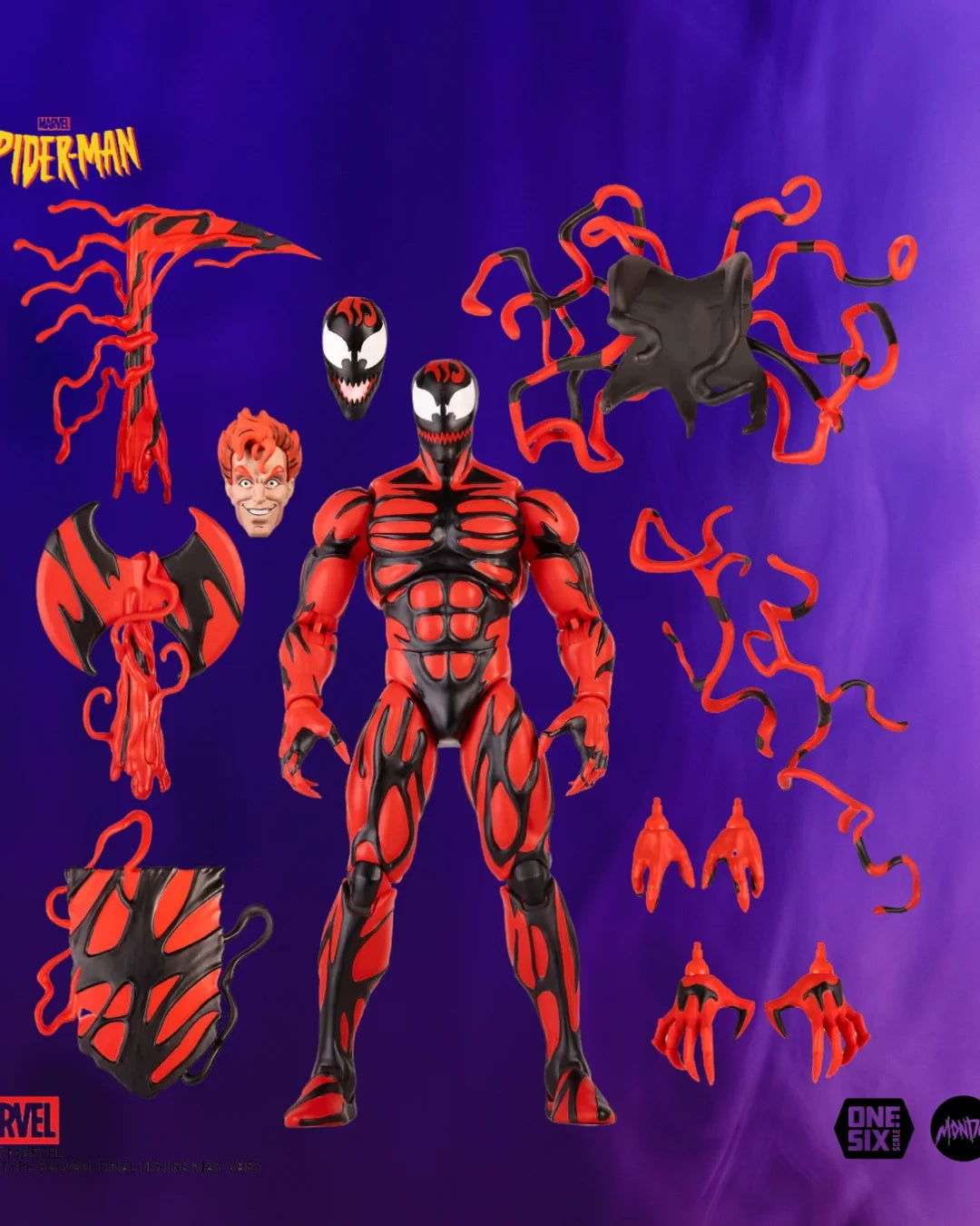 Spider-Man The Animated Series Carnage 1/6 Scale Figure | Mondo