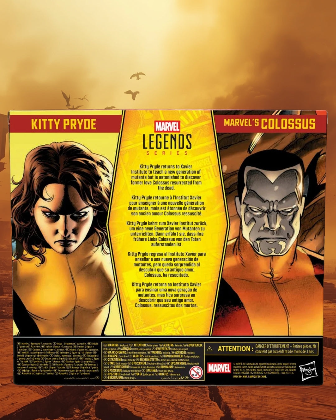 X-Men Marvel Legends Series Kitty Pryde & Colossus – 6-Inch Action Figure 2-Pack
