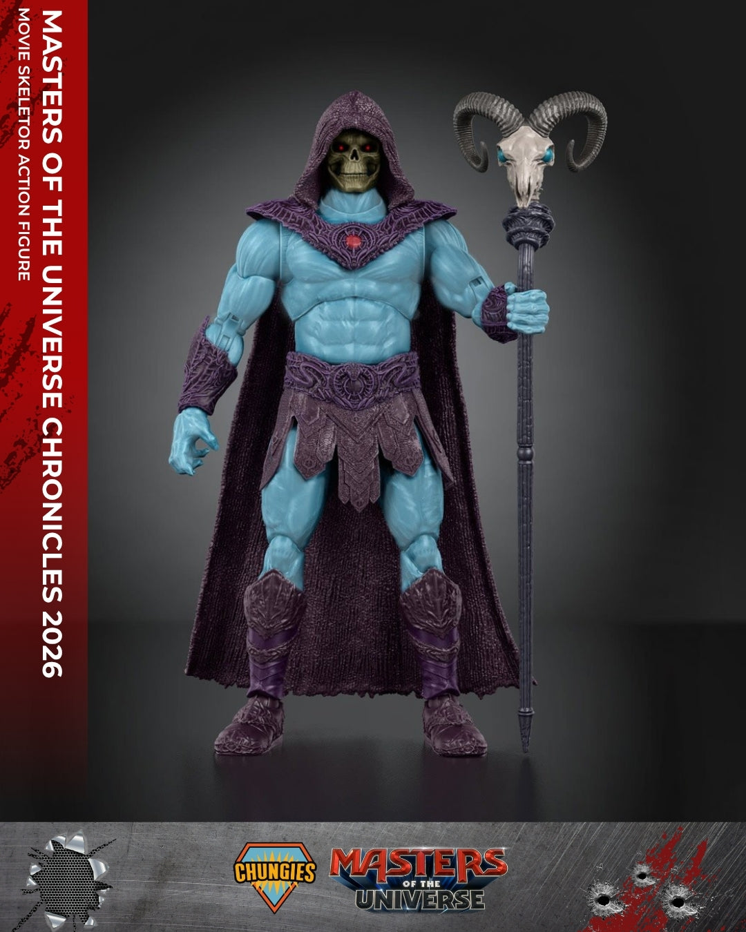 Masters of the Universe Chronicles 2026 Movie Skeletor Action Figure