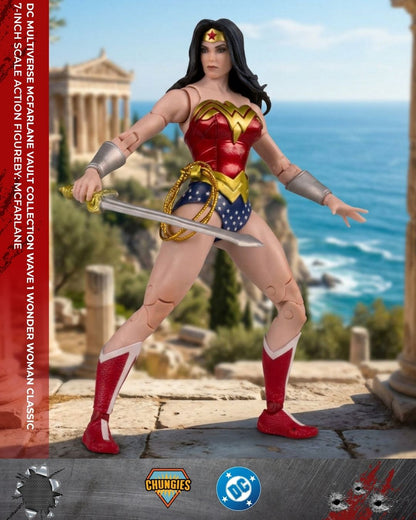 DC Multiverse McFarlane Vault Collection Wave 1 Wonder Woman Classic 7-Inch Scale Action Figure
