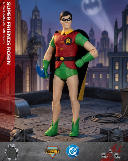 Super Friends Robin 6-Inch Scale Action Figure