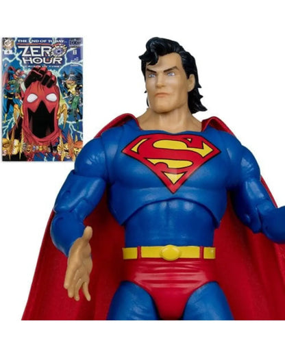 DC Direct Page Punchers Wave 10 Superman Zero Hour 7-Inch Scale Action Figure with Comic By DC Direct | Superman Action Figures