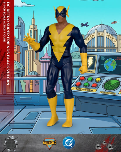 DC Retro Super Friends Black Vulcan 6-Inch Scale Action Figure