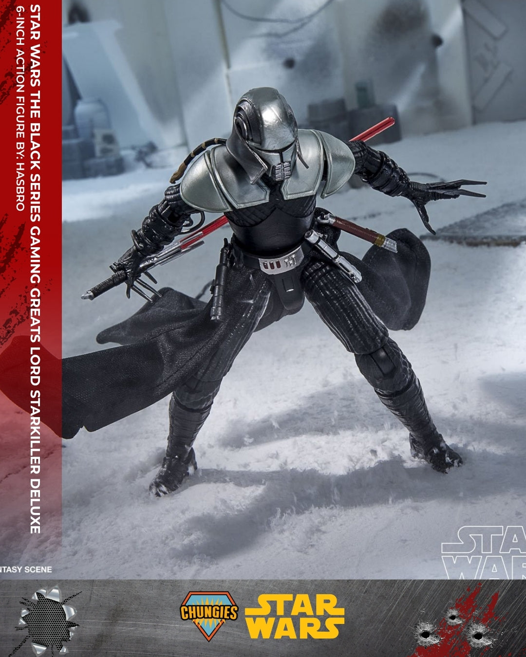 Star Wars The Black Series Gaming Greats – Lord Starkiller Deluxe 6-Inch Action Figure by Hasbro