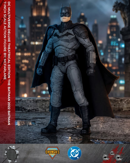 DC Multiverse Deluxe Theatrical Edition The Batman 2022 Batman 7-Inch Scale Action Figure