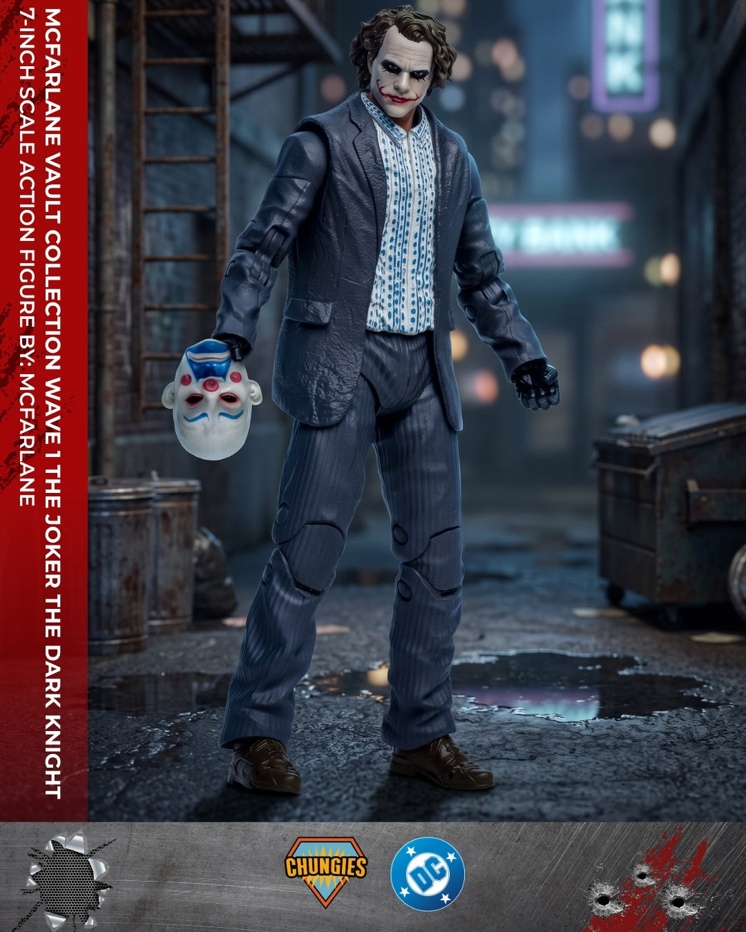 McFarlane Vault Collection Wave 1 The Joker The Dark Knight 7-Inch Scale Action Figure