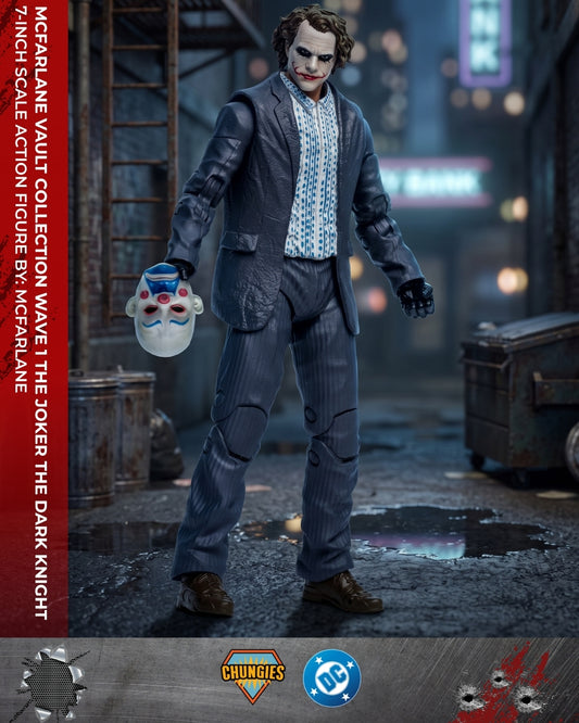 McFarlane Vault Collection Wave 1 The Joker The Dark Knight 7-Inch Scale Action Figure