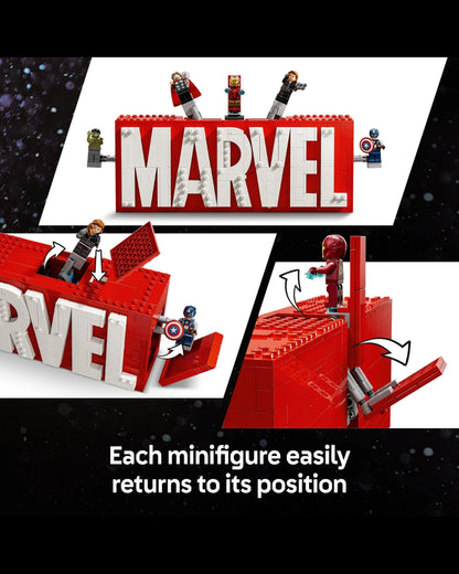 LEGO® MARVEL Logo & Minifigures (76313) By LEGO | Marvel Avengers Collection