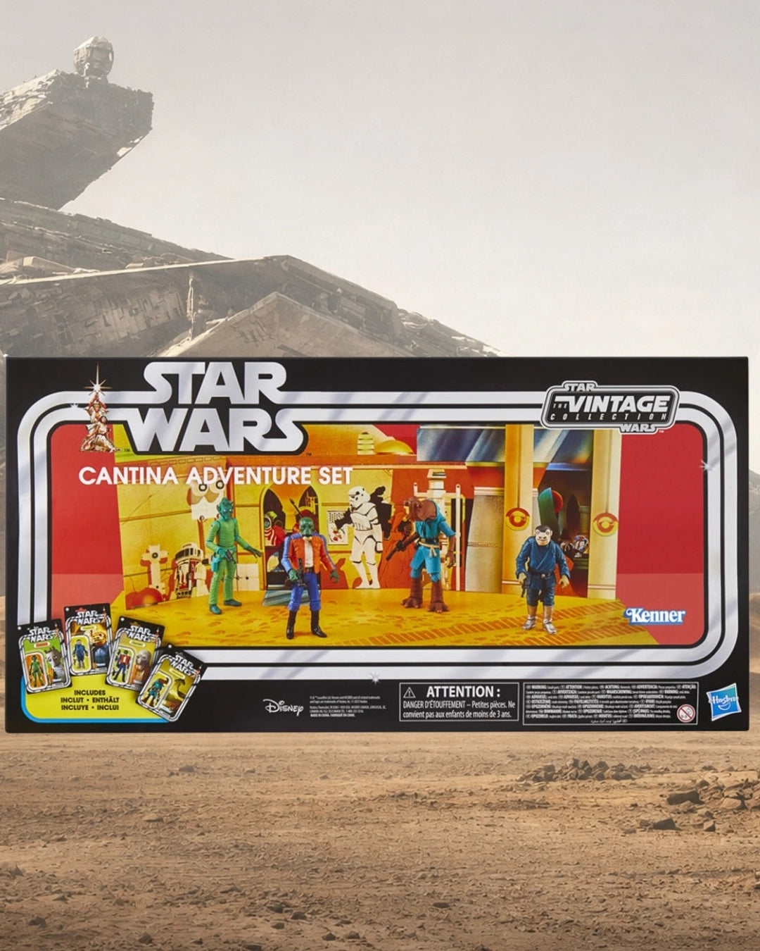 Star Wars The Vintage Collection Cantina Adventure Set 3 3/4-Inch Action Figure 4-Pack | Hasbro