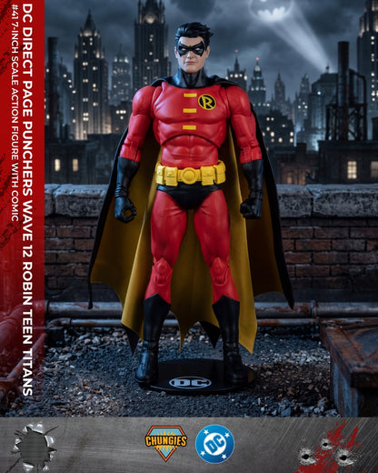 DC Direct Page Punchers Wave 12 Robin Teen Titans #41 7-Inch Scale Action Figure with Comic