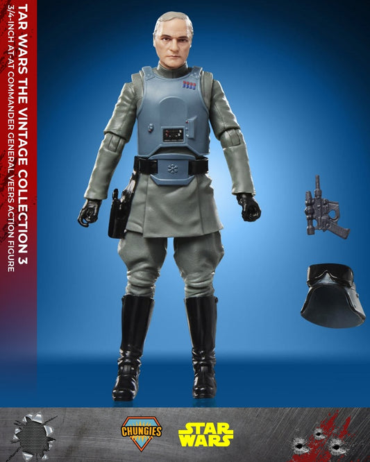 Star Wars The Vintage Collection AT-AT Commander General Veers – 3 3/4-Inch Action Figure