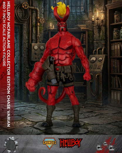 Hellboy McFarlane Collector Edition Chase Variant #60 7-Inch Scale Action Figure