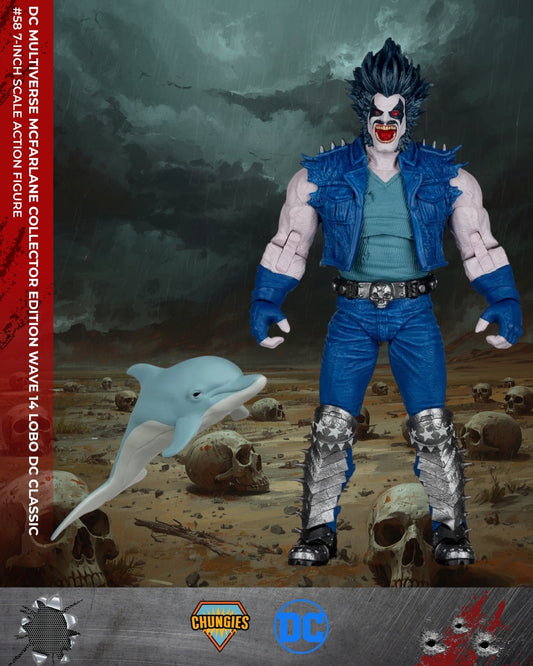 DC Multiverse McFarlane Collector Edition Chase Variant Lobo DC Classic #58 7-Inch Scale Action Figure