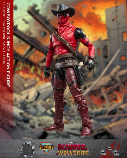 Deadpool & Wolverine Marvel Legends Cowboypool – 6-Inch Action Figure