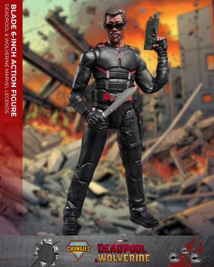 Deadpool & Wolverine Marvel Legends Blade – 6-Inch Action Figure