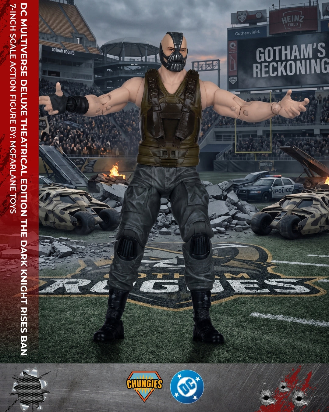 DC Multiverse Deluxe Theatrical Edition The Dark Knight Rises Bane 7-Inch Scale Action Figure