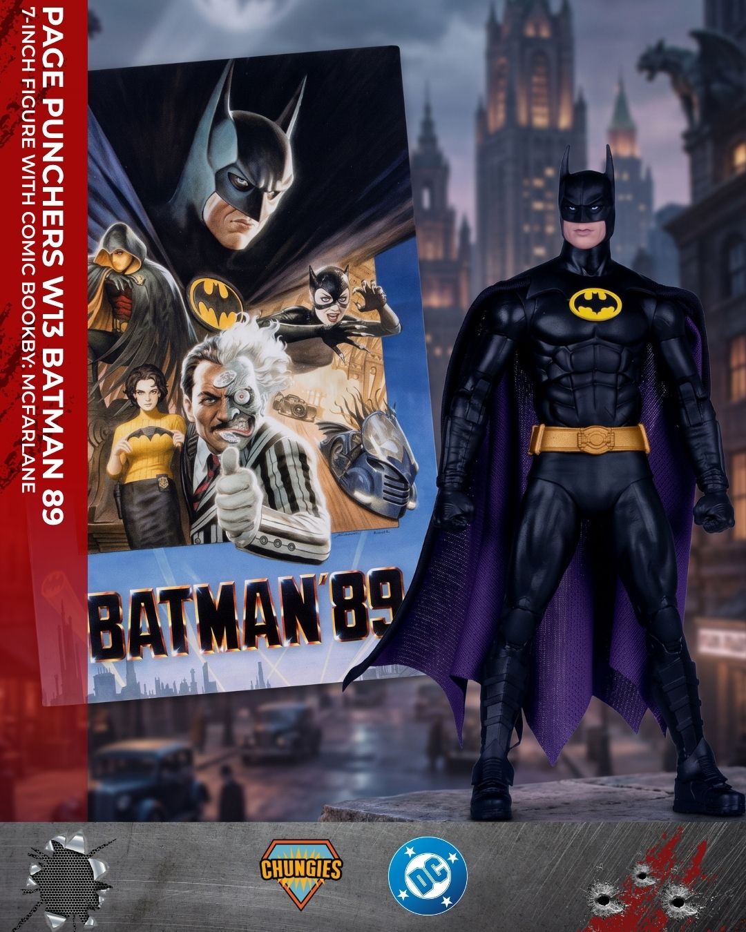 Page Punchers W13 Batman 89 7-Inch Figure with Comic Book