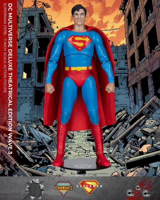 DC Multiverse Deluxe Theatrical Edition Wave 3 Superman (1978) – 7-Inch Scale Action Figure
