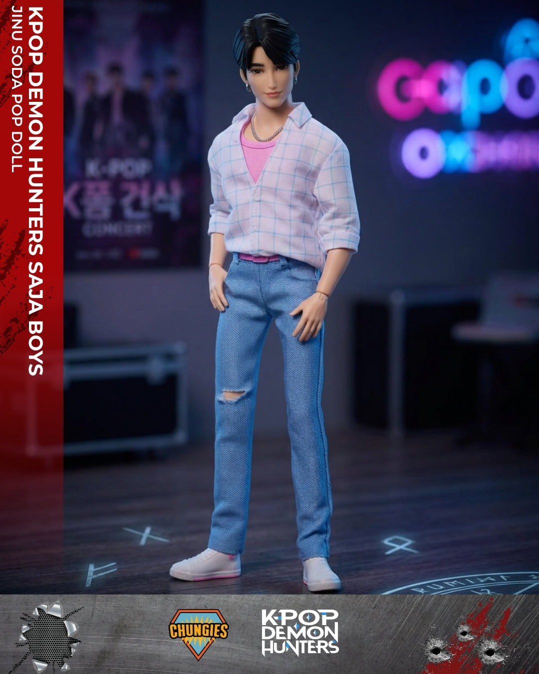 K-Pop Demon Hunters Saja Boys Jinu Soda Pop Doll By Mattel