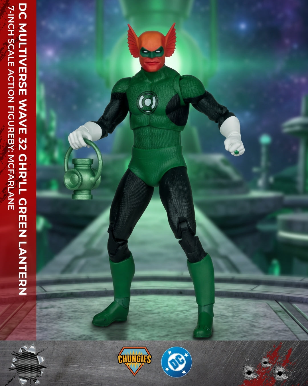 DC Multiverse Wave 32 Ghr'll Green Lantern 7-Inch Scale Action Figure