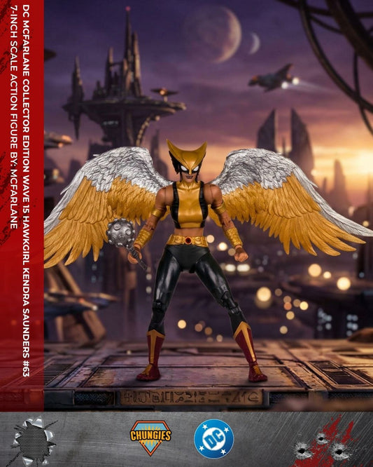 DC McFarlane Collector Edition Wave 15 Hawkgirl Kendra Saunders #63 7-Inch Scale Action Figure