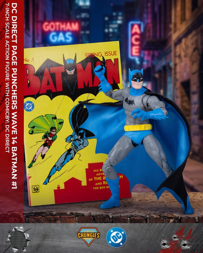 DC Direct Page Punchers Wave 14 Batman #1 7-Inch Scale Action Figure with Comic