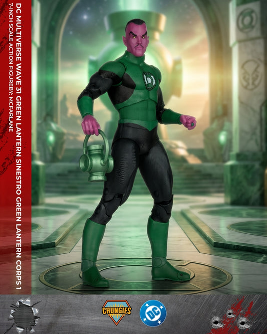 DC Multiverse Wave 31 Green Lantern Sinestro Green Lantern Corps 1 7-Inch Scale Action Figure