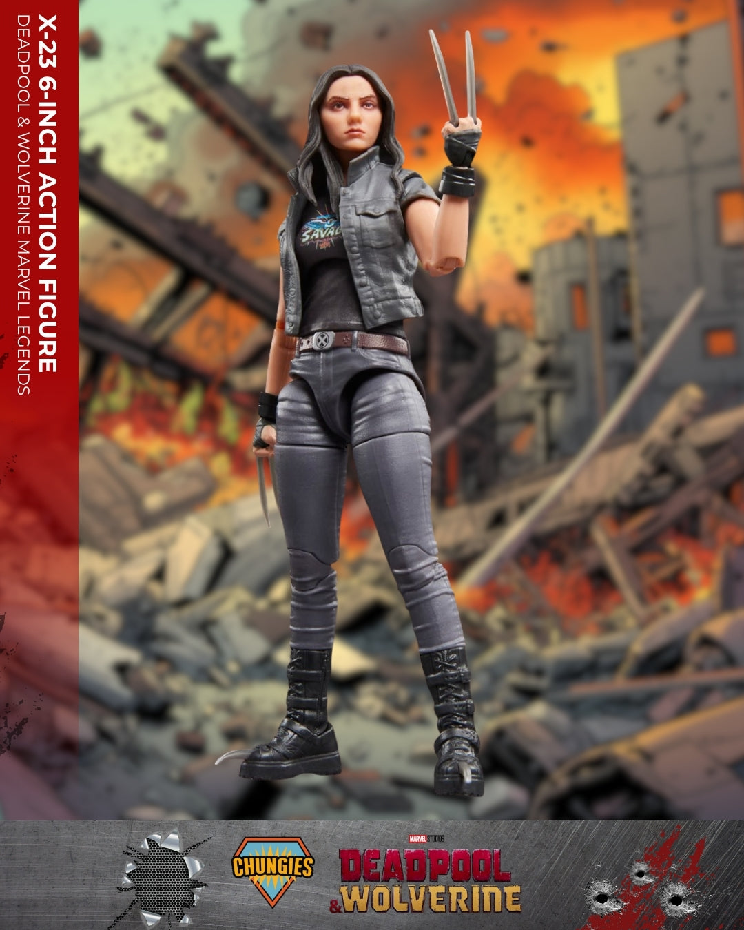 Deadpool & Wolverine Marvel Legends X-23 – 6-Inch Action Figure