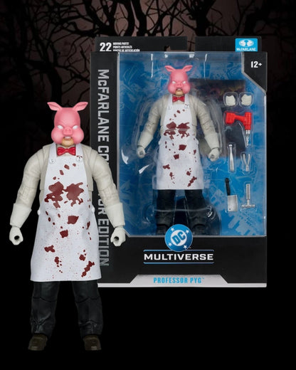 DC McFarlane Collector Edition Professor Pyg Batman 7-Inch Scale Action Figure (Platinum Edition) | McFarlane Toys