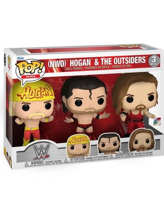 Pre-Order (Est. Arrival: January 2026) – WWE (NWO) Hogan & The Outsiders Funko Pop! Vinyl Figure 3-Pack