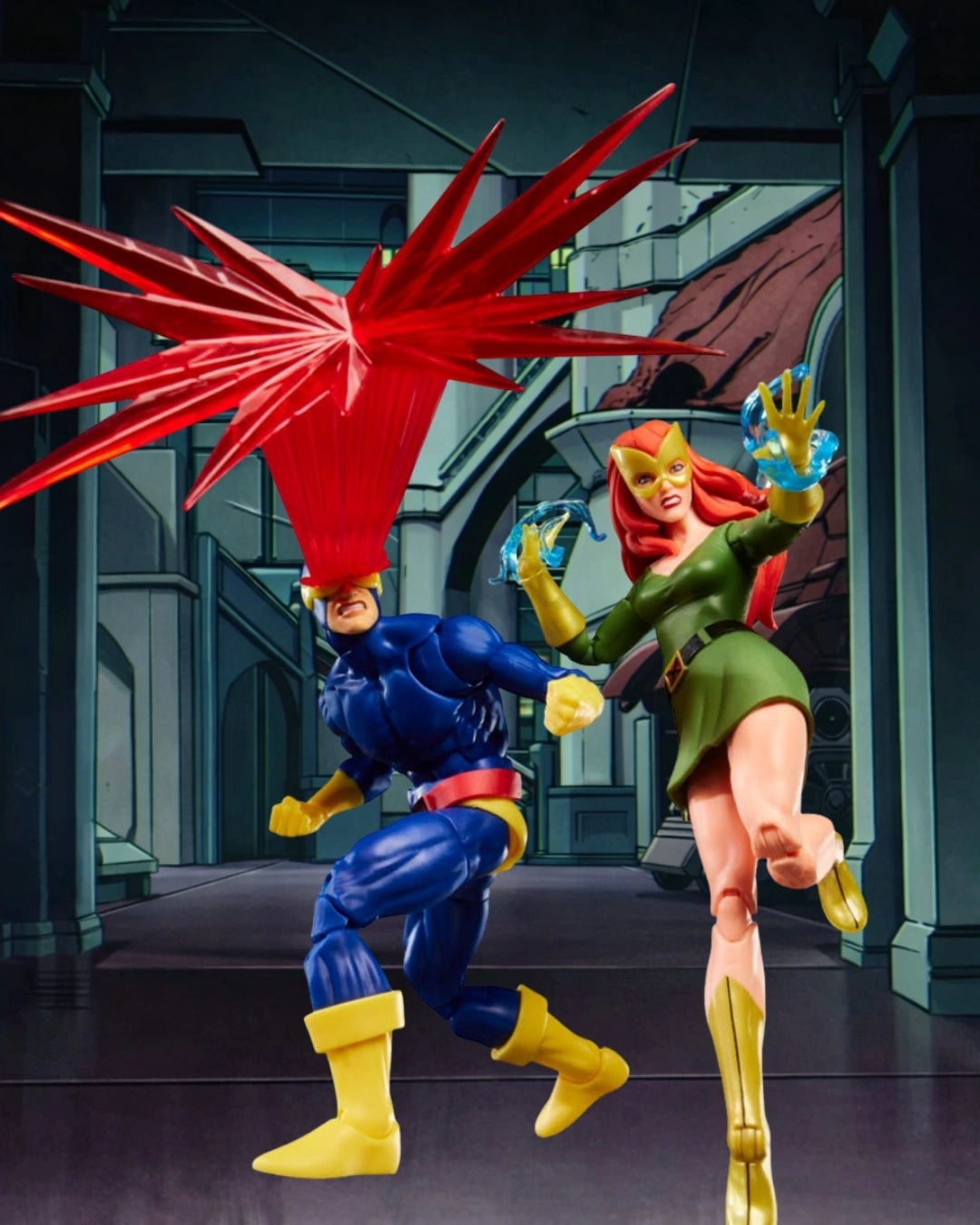 X-Men ’97 Marvel Legends Cyclops and Jean Grey 6-Inch Action Figures | Hasbro