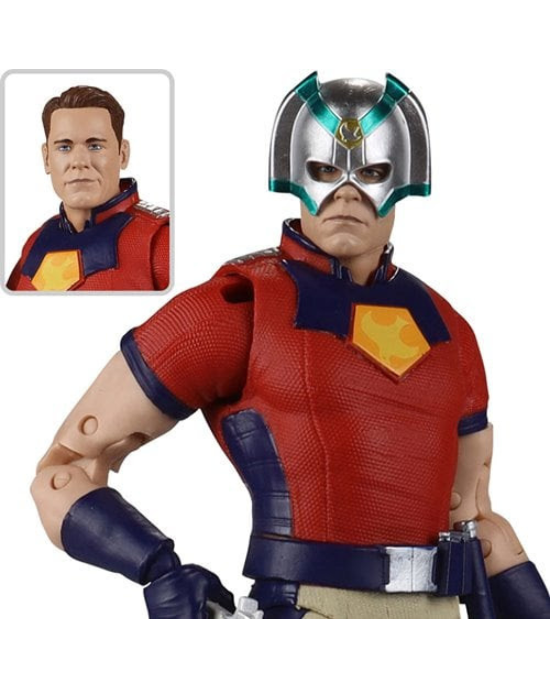 DC Multiverse Deluxe Theatrical Edition – Peacemaker: The Series Peacemaker (7-Inch Scale Action Figure) By McFarlane Toys | Peacemaker Collection