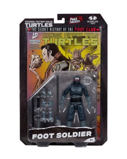 Teenage Mutant Ninja Turtles Page Punchers Wave 1 – Foot Soldier (5-Inch Scale Action Figure with Comic) By McFarlane Toys | Teenage Mutant Ninja Turtles Collection
