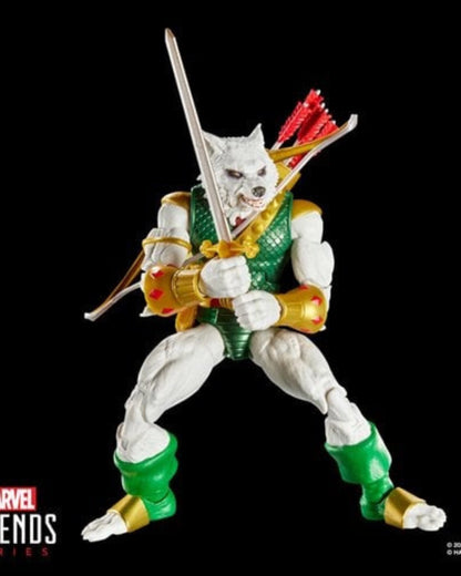 Spider-Man Marvel Legends Magic: The Gathering Man-Wolf 6-Inch Action Figure and Card By Hasbro