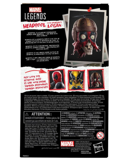 Deadpool & Wolverine Marvel Legends / Headpool with Marvel's Logan 6-Inch Action Figure