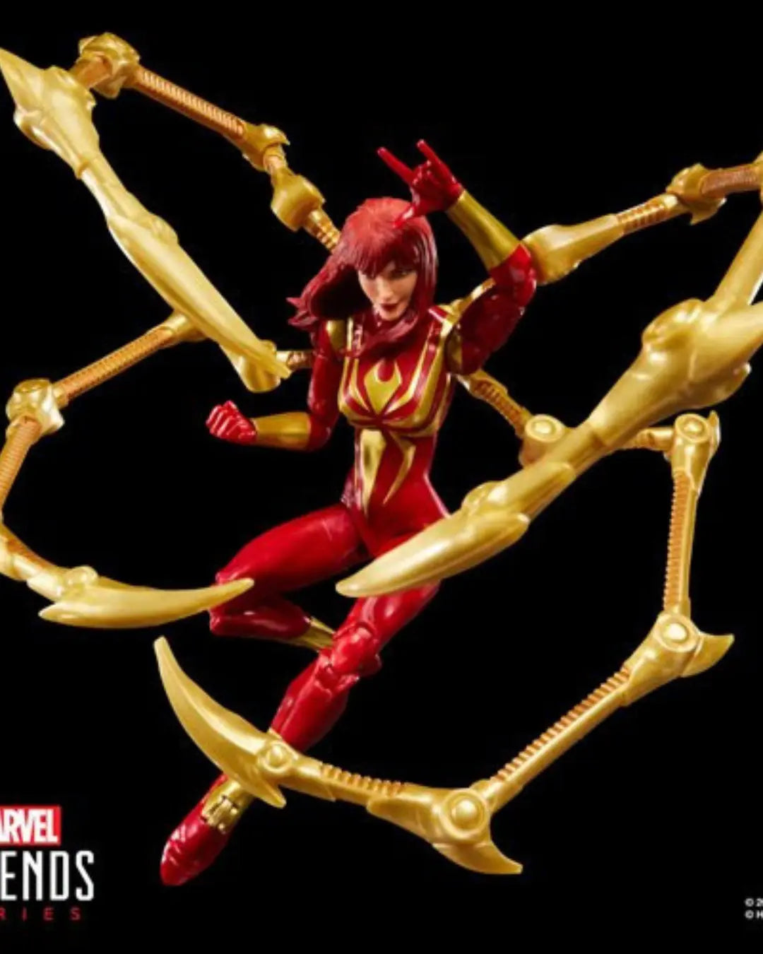 Spider-Man Marvel Legends Magic: The Gathering Mary Jane Watson (Iron Spider) 6-Inch Action Figure By Hasbro