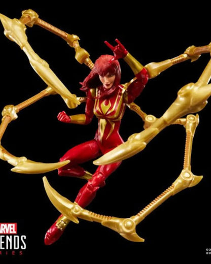 Spider-Man Marvel Legends Magic: The Gathering Mary Jane Watson (Iron Spider) 6-Inch Action Figure By Hasbro