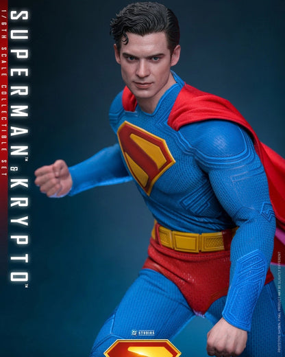 Superman & Krypto Sixth Scale Figure Set | Hot Toys