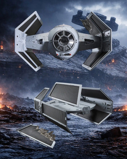 Star Wars The Vintage Collection Darth Vader’s TIE Advanced Vehicle with Carded Action Figure | Hasbro