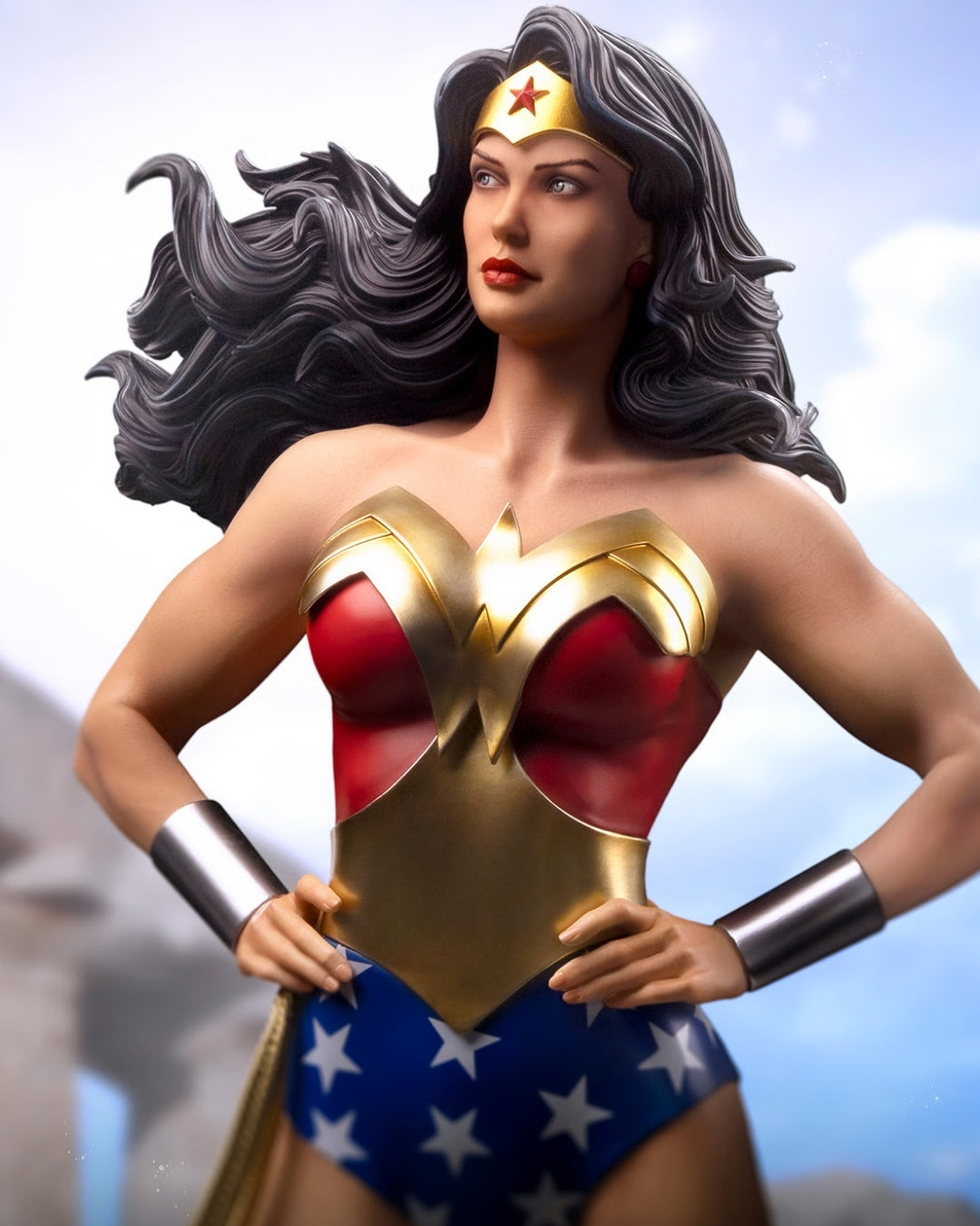 Wonder Woman DC Trinity – Quarter Scale Statue By Iron Studios