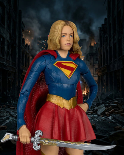 DC Multiverse Deluxe Theatrical Edition Supergirl Movie Supergirl and Baby Krypto 7-Inch Scale Action Figure