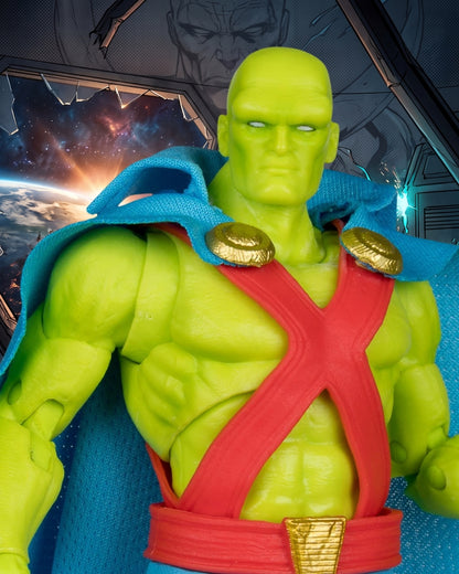 DC Direct Page Punchers Wave 12 Martian Manhunter Justice League #77 7-Inch Scale Action Figure with Comic