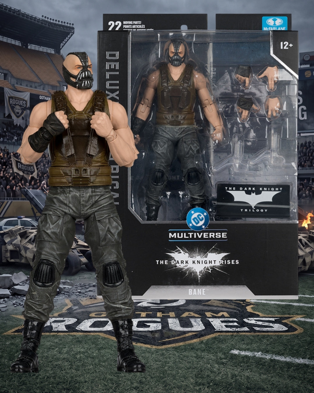 DC Multiverse Deluxe Theatrical Edition The Dark Knight Rises Bane 7-Inch Scale Action Figure
