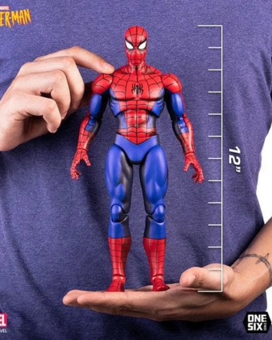 Pre - Order (Est. Arrival September 2025) Spider-Man: The Animated Series – Spider-Man 1:6 Scale Action Figure