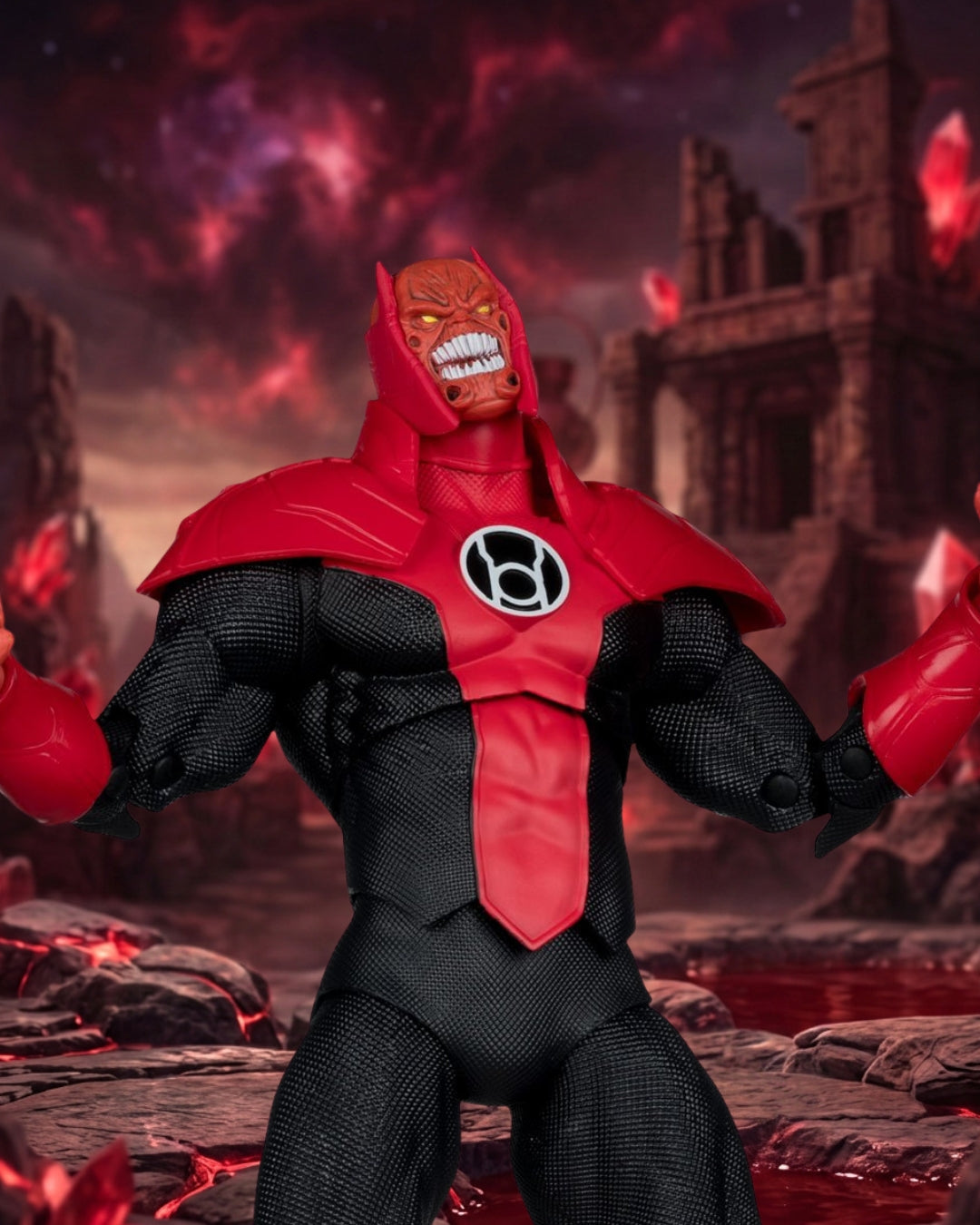 DC Multiverse Atrocitus Megafig and Red Lantern Corps Green Lantern 7-Inch Scale Action Figure 2-Pack