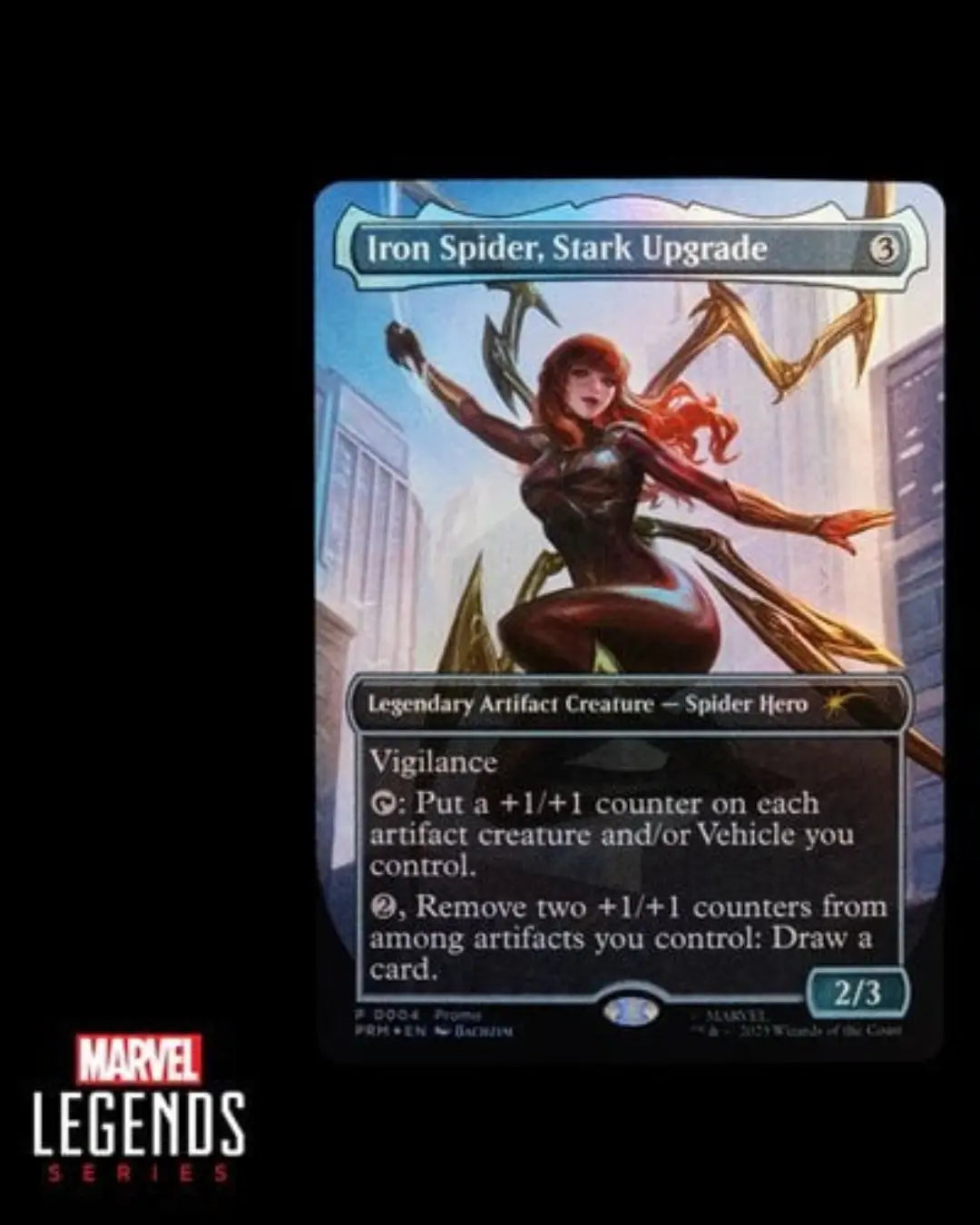 Spider-Man Marvel Legends Magic: The Gathering Mary Jane Watson (Iron Spider) 6-Inch Action Figure By Hasbro