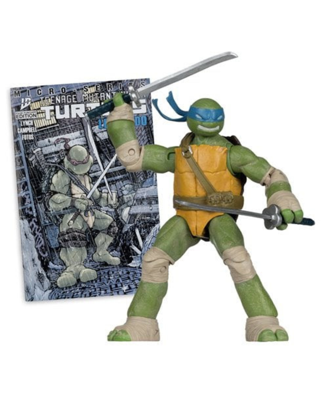 Teenage Mutant Ninja Turtles Page Punchers Wave 1 – Leonardo (5-Inch Scale Action Figure with Comic) By McFarlane Toys | Teenage Mutant Ninja Turtles Collection